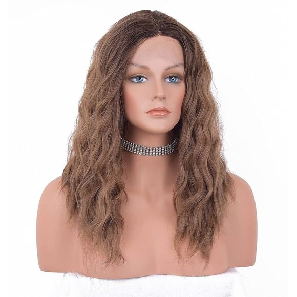 Ombre Brown Middle Part Lace Wig - Picture 1 of 6